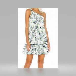 Free People Multi-Color Floral Design One Shoulder Spring/Summer Dress S…